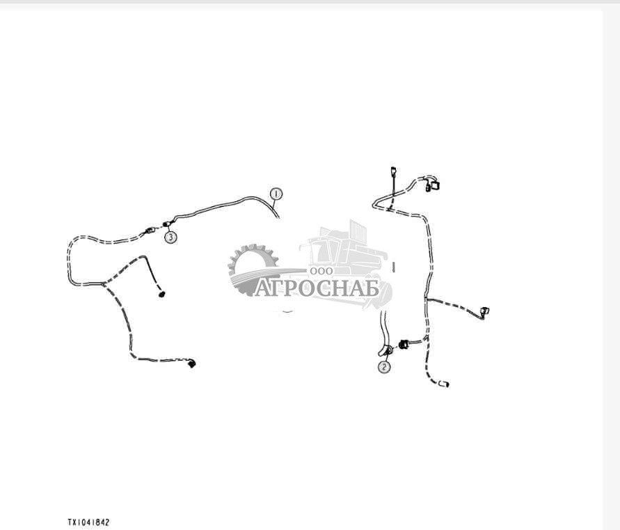 Электросистема — комбайн — шасси 